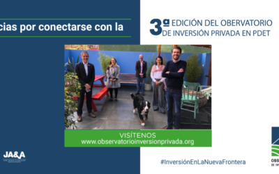 Los PDETs son una nueva frontera de desarrollo